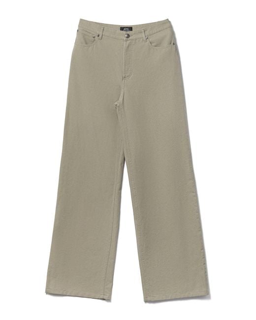 A.P.C. Gray Hose grün