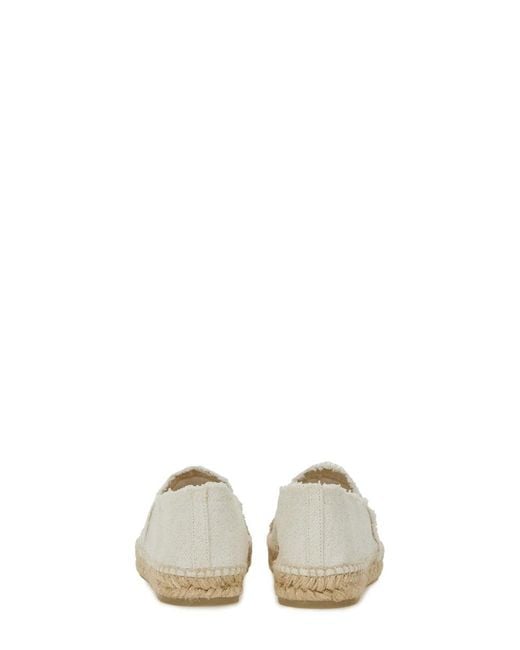 Castaner White Espadrilla "Kampala"