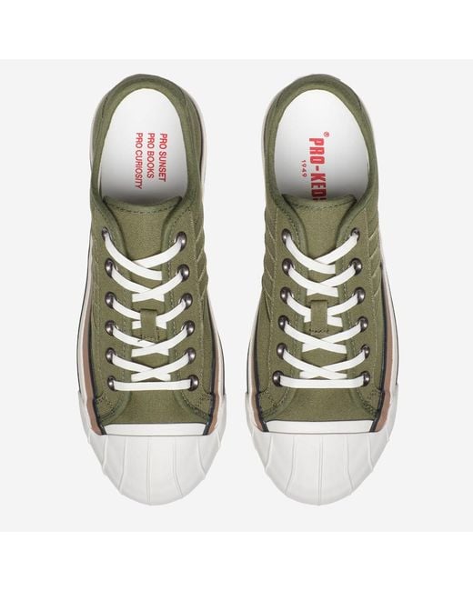 Pro Keds Green Intrepid Canvas Sneakers for men