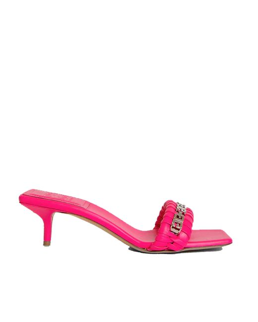 Givenchy Pink Heeled Mules
