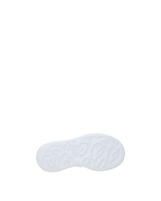 McQueen White Idee Regalo Sneakers Kids Uomo Pelle Bianco/Celeste