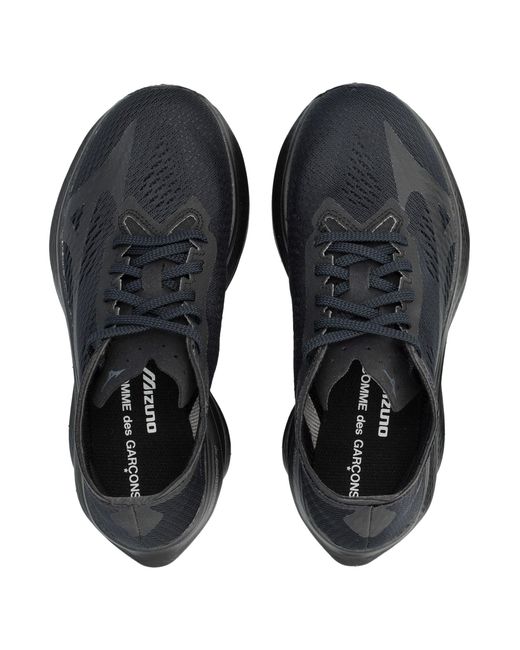 Comme Des Garcons X Mizuno Blue Sneakers