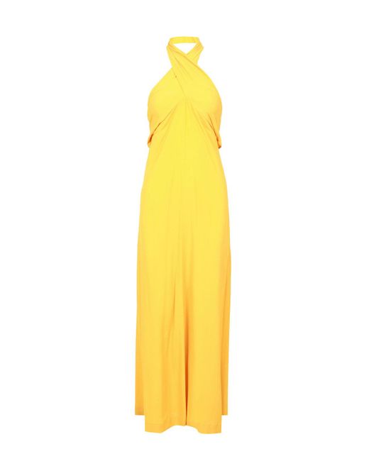 Semicouture Yellow Dresses