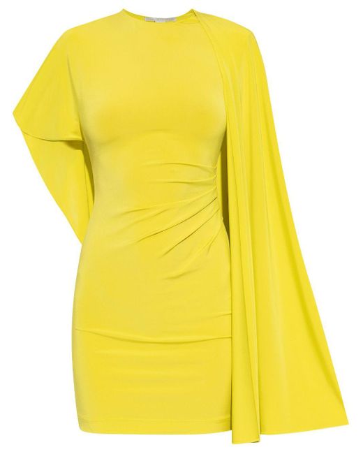 Minidresa asimétrica de Stella McCartney de hombre de color Yellow