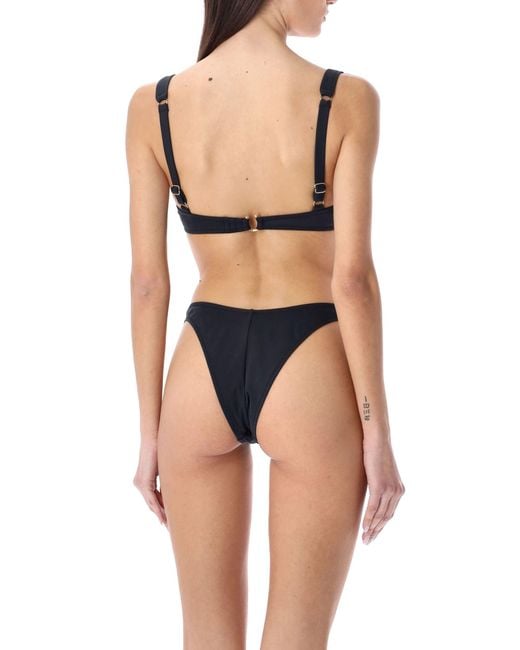 Reina Olga Blue Brigitte Bikini Bottom