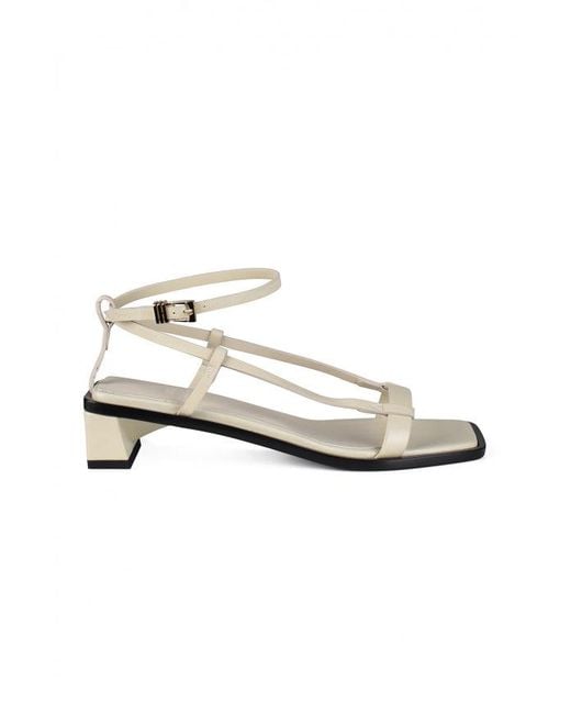 ANEST COLLECTIVE White Linea Sandals