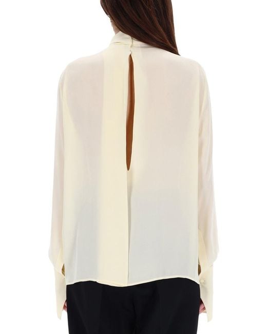 Tom Ford Natural Silk Georgette Blouse