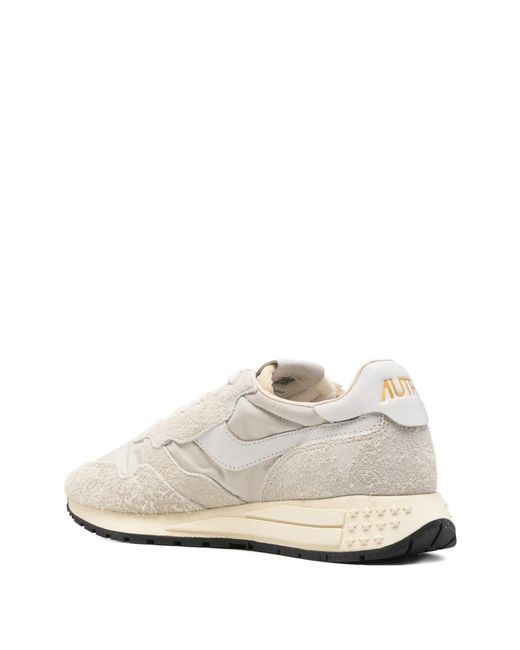 Autry White Reelwind Low Nylon/Crack for men