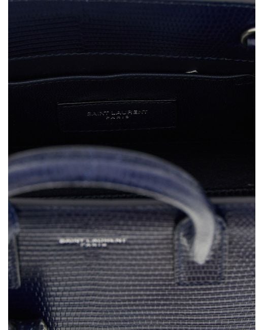 Saint Laurent Blue Nano "Sac De Jour" Handtasche