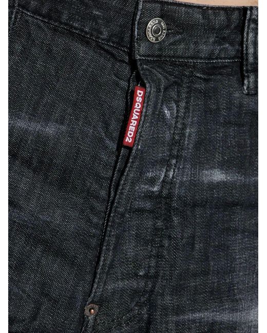 DSquared² Blue Pants 5 Pockets for men