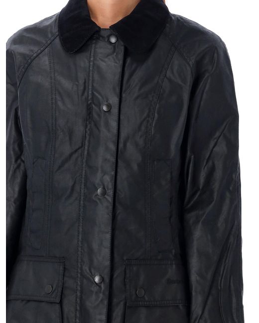 Coats Negro Barbour de color Blue