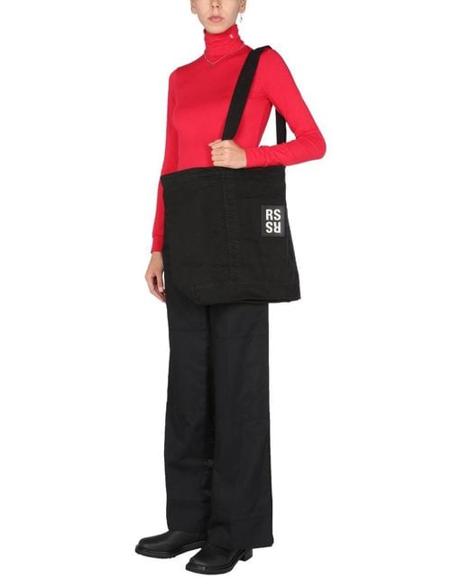 Raf Simons Red Turtle Neck Sweater