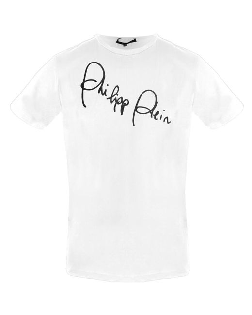 Philipp Plein Utpg31 01 Weißes Unterwäsche-t-shirt in het White voor heren