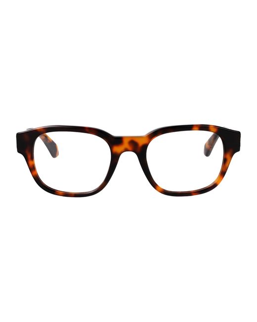Off-White c/o Virgil Abloh Brown Acetate Glasses for men