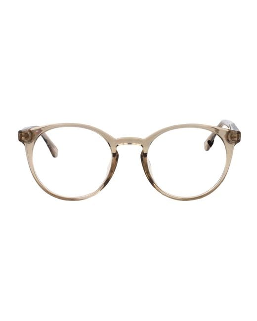 Calvin Klein Brown Crystal Acetate Glasses