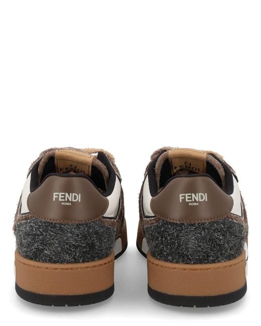 Fendi Brown Sneaker Match"