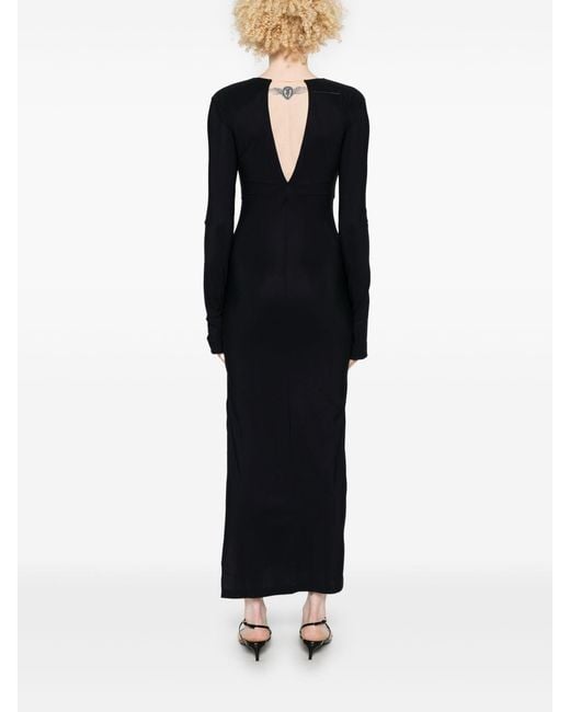MM6 by Maison Margiela Black Maxi Dress Clothing