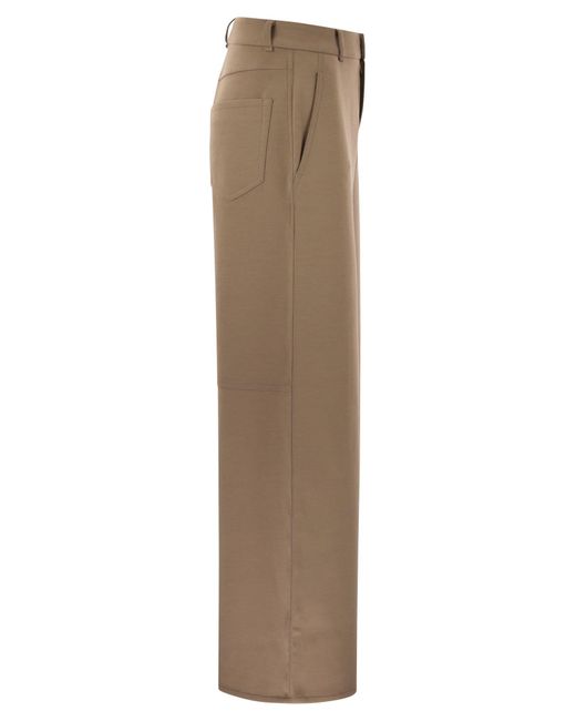 Max Mara Natural Merlot Trikothose