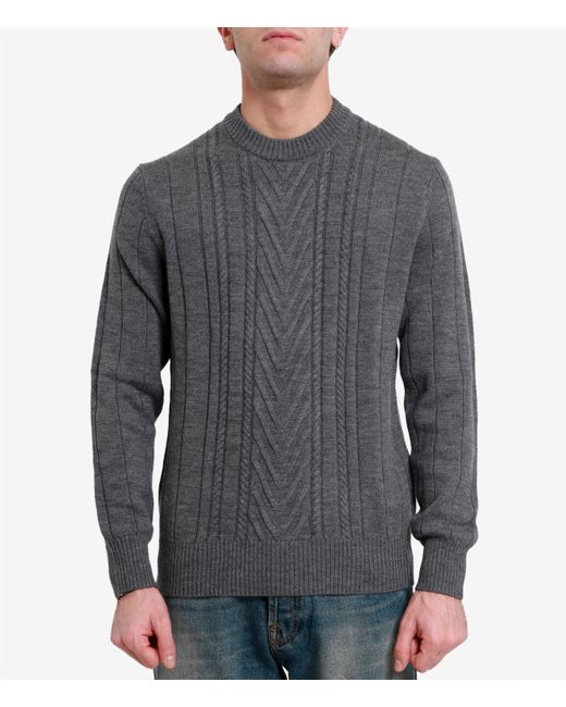 Paolo Pecora Gray Sweaters for men