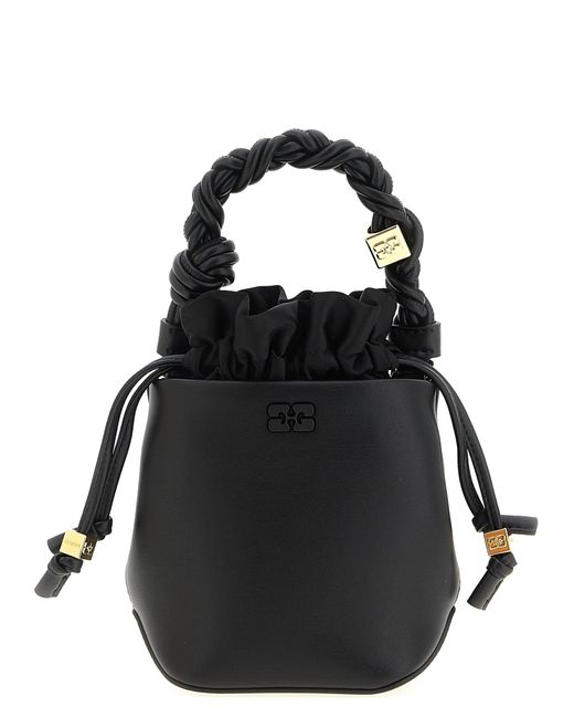 Ganni Black 'Mini Bou Bucket' Handbag