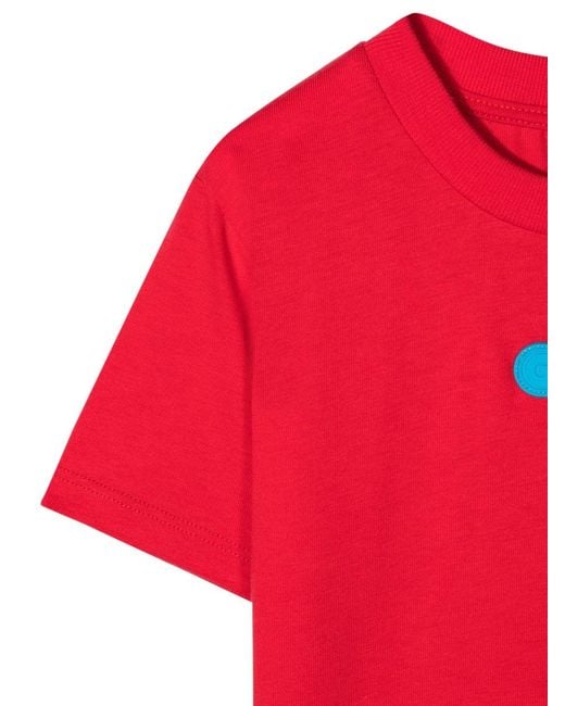 Gcds Red Jersey T Shirt Boy