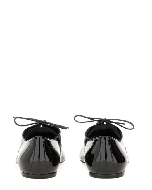 Dries Van Noten Black Patent Leather Lace-up Shoe for men