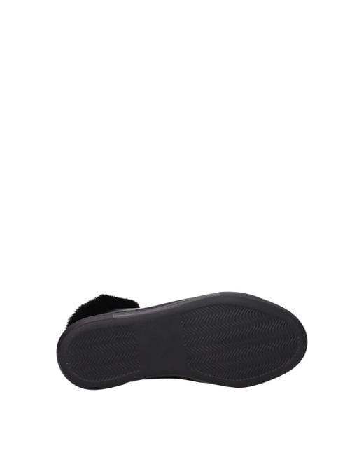 Fabiana Filippi Black Sneakers Donna Pelle Nero