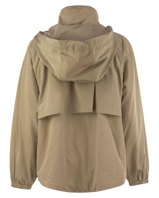 Weekend by Maxmara Natural Spuma Technical Taffeta Windbreaker Jacket