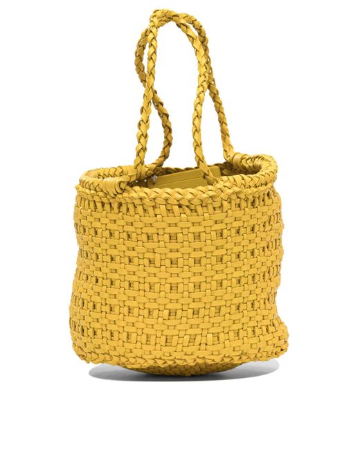 Dragon Diffusion Java Bag Mini Double Jump Basket 17 X14 X15 Cm in het Yellow