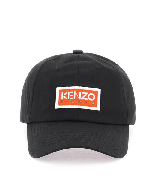 KENZO Logo Baseball Cap in het Black voor heren
