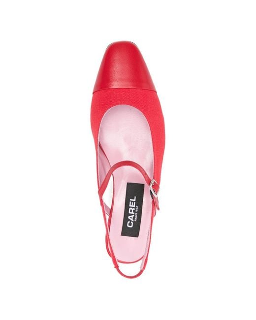 CAREL PARIS Pink Oceano Slingback Ballets