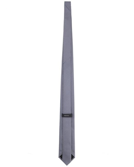 Boss White Silk Tie for men
