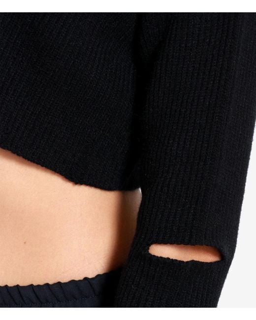 A PAPER KID Black Sweaters