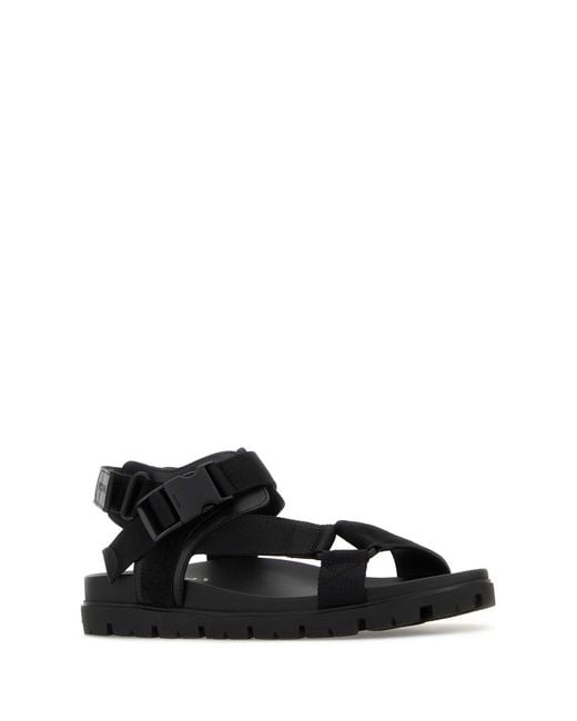 Prada Black Open-Toe Sandals for men