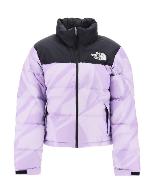 La chaqueta retro nuptse retro de la cara norte 1996 The North Face de color Purple