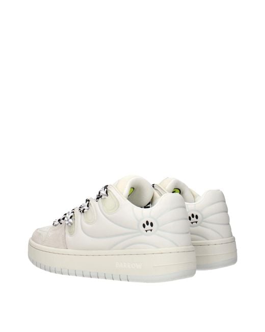 Barrow White Sneakers Skate Leather/Light