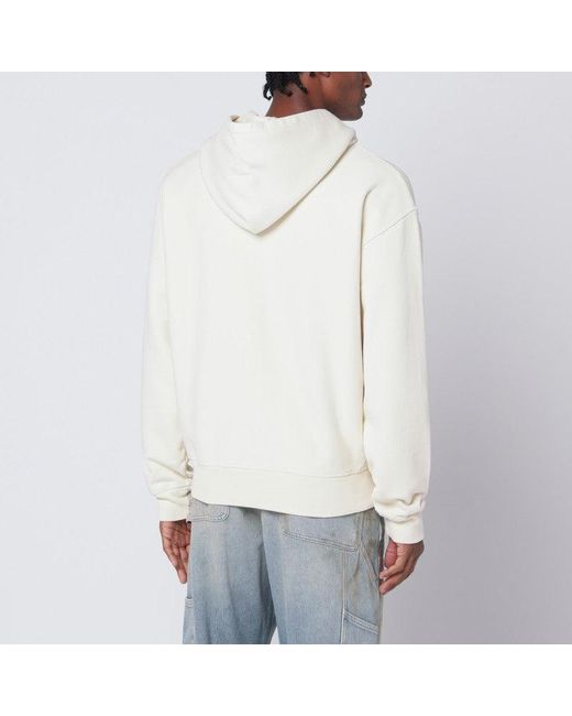 Brain Dead White Light Scrambled Head Sweatshirt for men