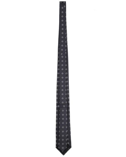 Boss White Silk Blend Tie for men