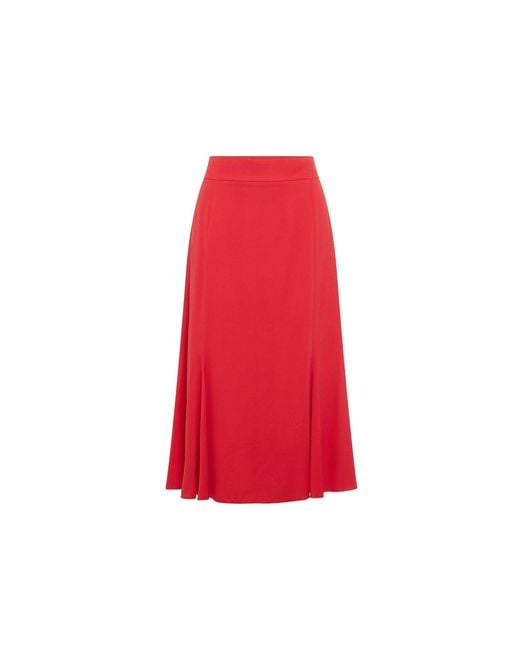 Dolce & Gabbana Flared Silk-blend Midi Skirt