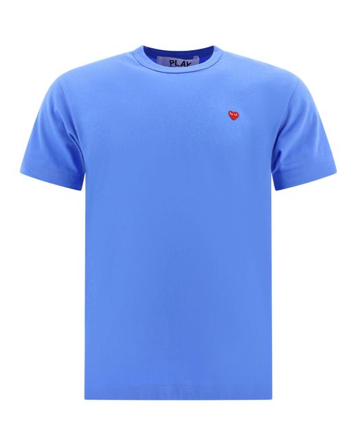 Comme des Garçons gioca a maglietta "Small Heart" di COMME DES GARÇONS PLAY in Blue da Uomo