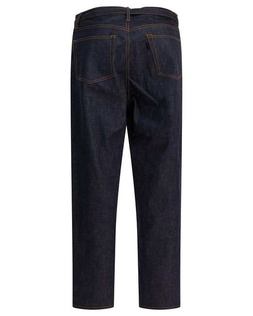 Sacai Blue Relaxed Fit Jeans for men