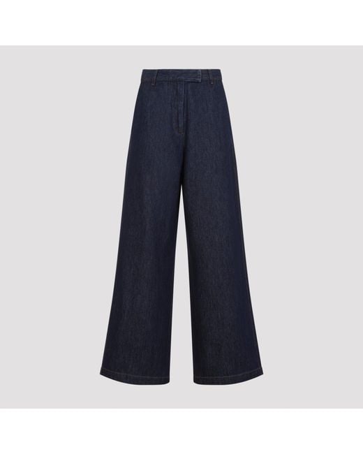 Dries Van Noten Penn-denimbroek in het Blue