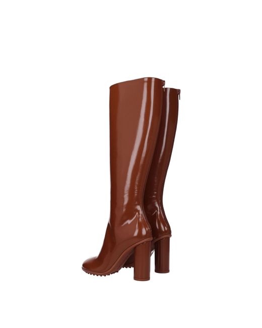 Bottega Veneta Brown Stivali Atomic Donna Pelle Marrone for men