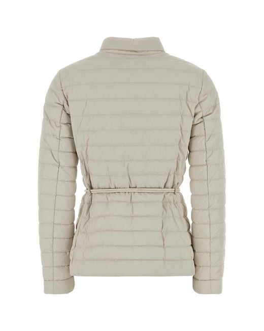 Moorer White Chalk Nylon Blend Lanzada Down Jacket