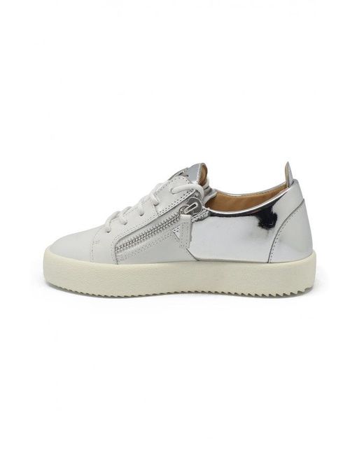 Giuseppe Zanotti White Double Sneakers