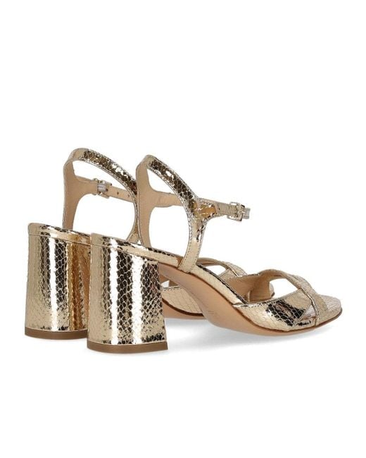 Sergio Levantesi Metallic Glenda Heeled Sandal