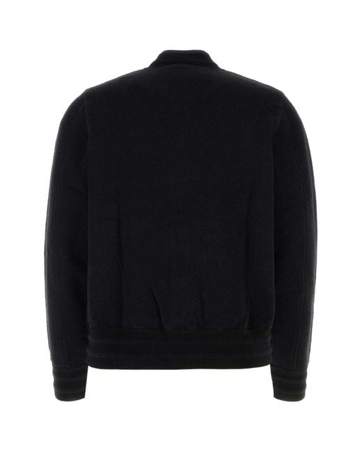 Givenchy Blue Nylon Blend Bomber Jacket