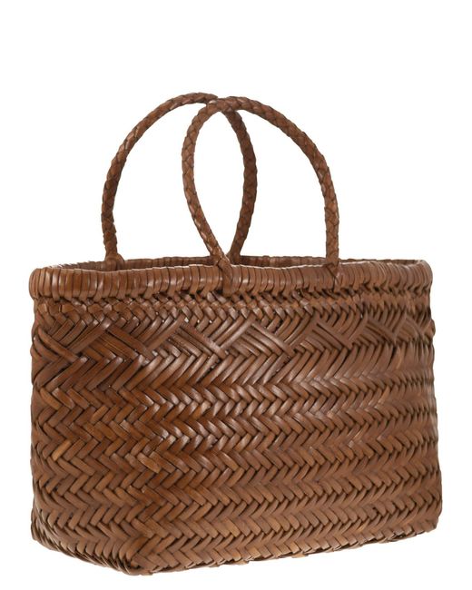 Dragon Brown Triple Jump Small Woven Bag