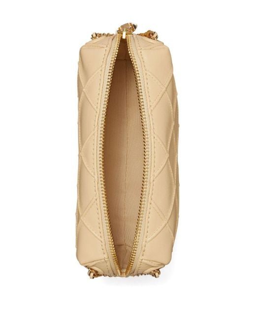 Tory Burch Natural Fleming Small Crossbody Bag