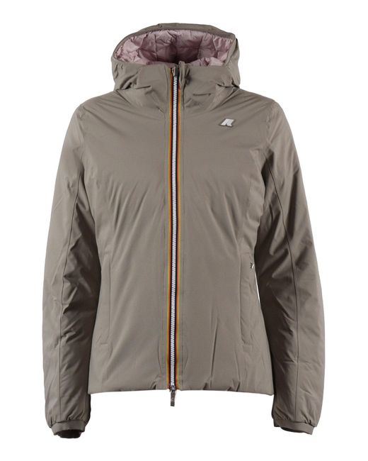 K-Way Brown Lily St Thermo Double Short